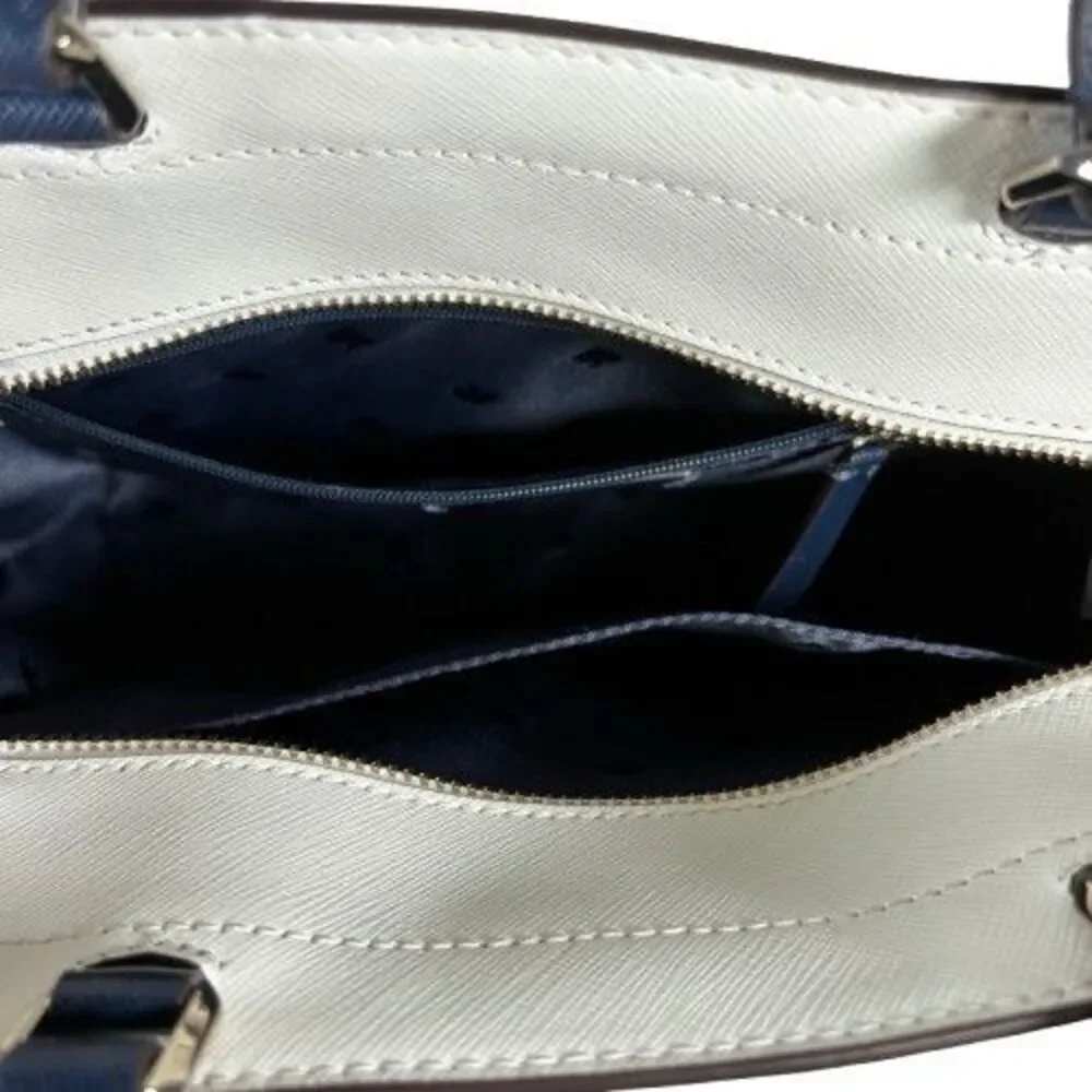Kate Spade Staci Cameron Leather Satchel Crossbody Patriotic Summer 4th of July